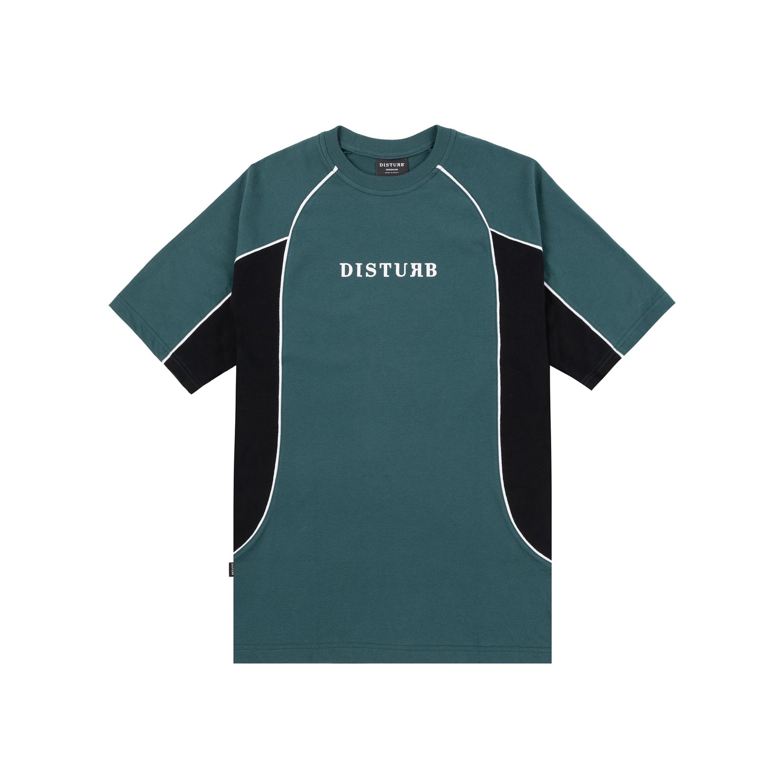 CAMISETA DISTURB CURVES IN GREEN