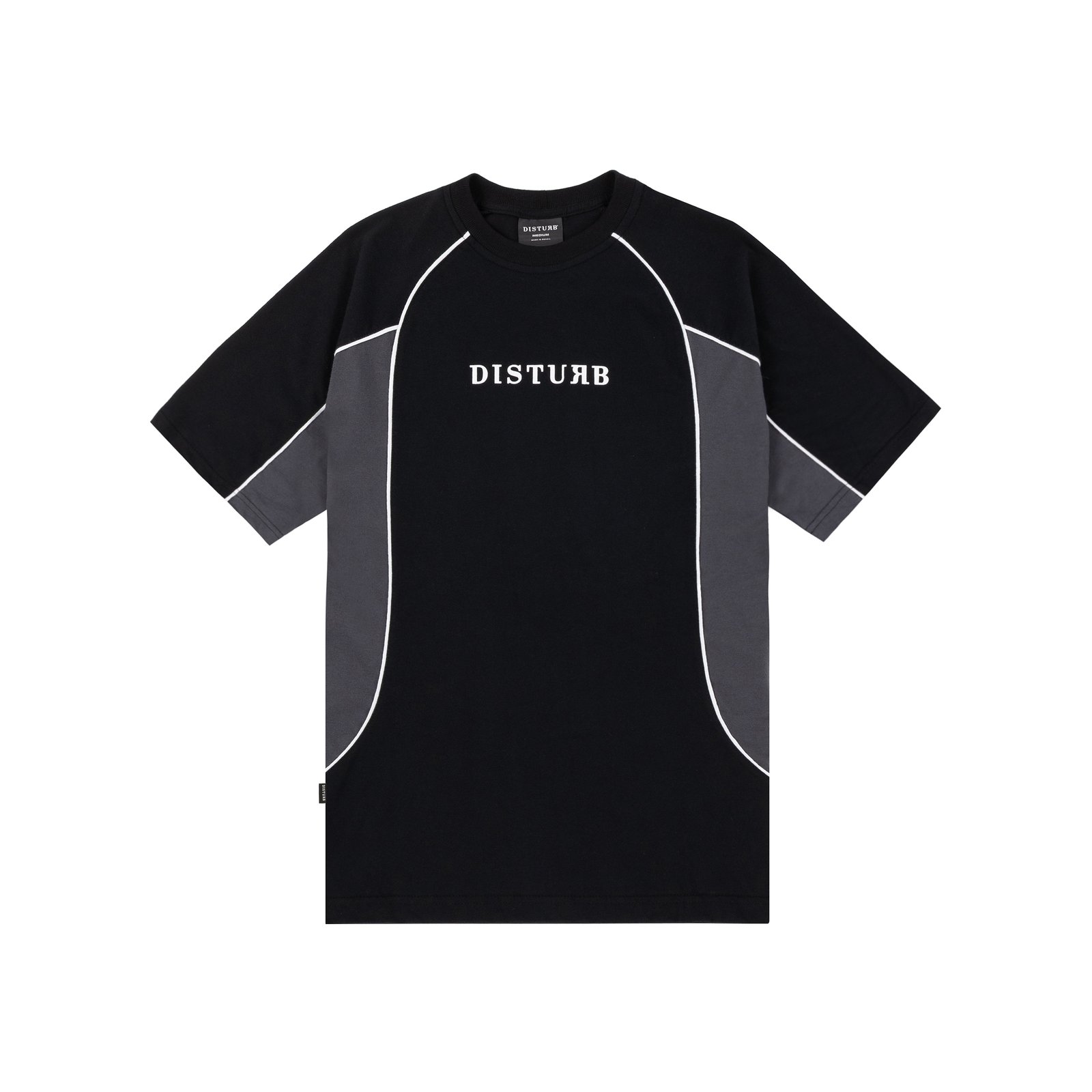 CAMISETA DISTURB CURVES IN BLACK