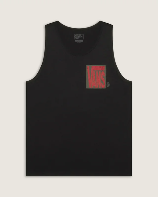 REGATA VANS STRETCH STACK CRACKLE TANK BLACK