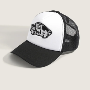 BONÉ VANS CLASSIC PATCH CURVED BILL TRUCKER BLACK WHITE