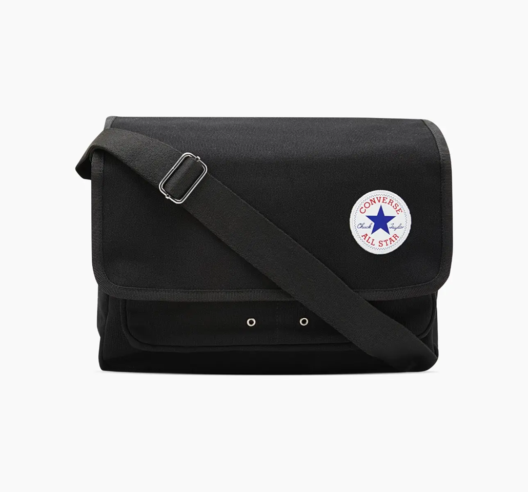 BOLSA CONVERSE CHUCK MESSENGER BLACK