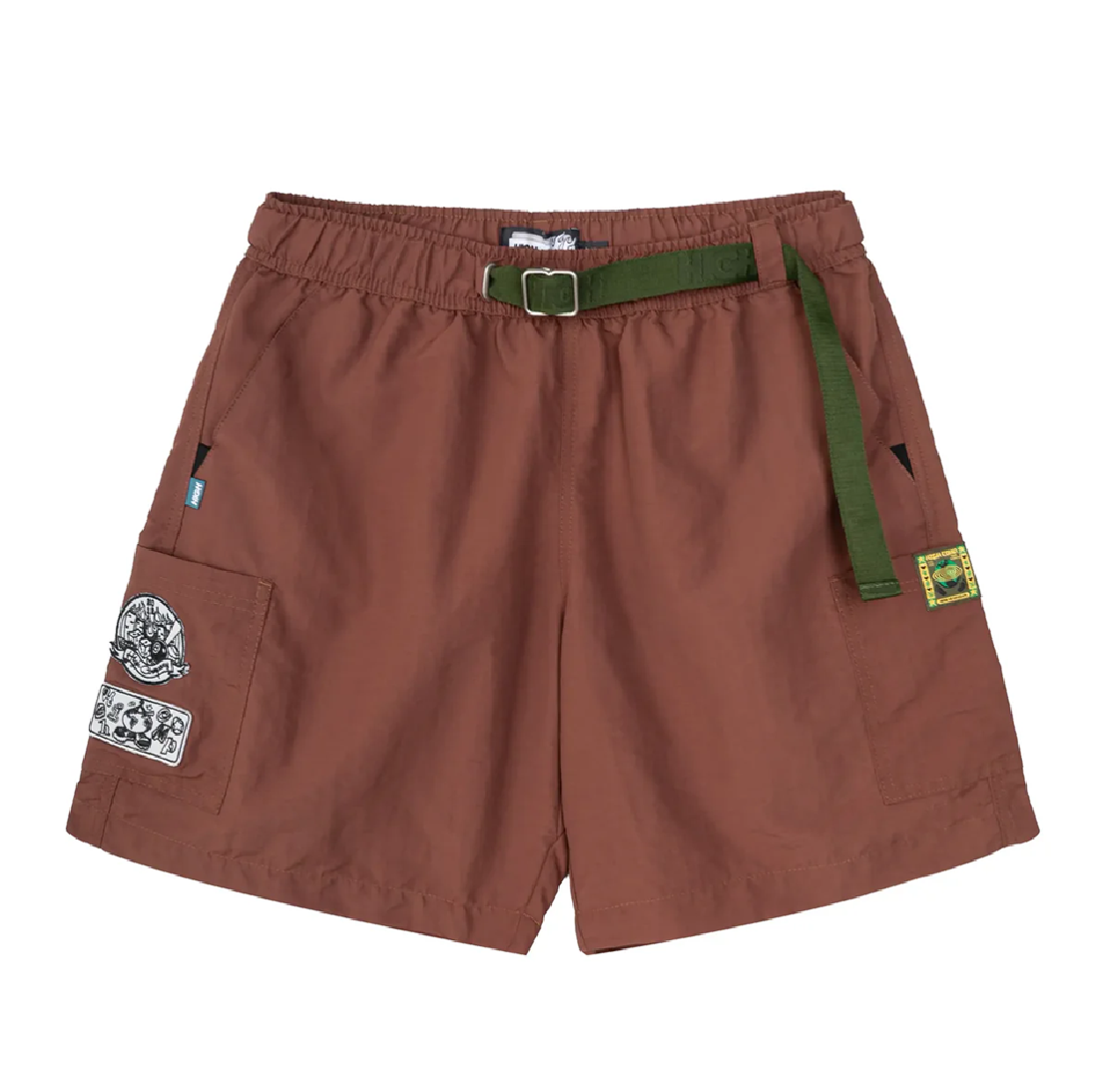 SHORT HIGH SPORT PATCHES BROWN