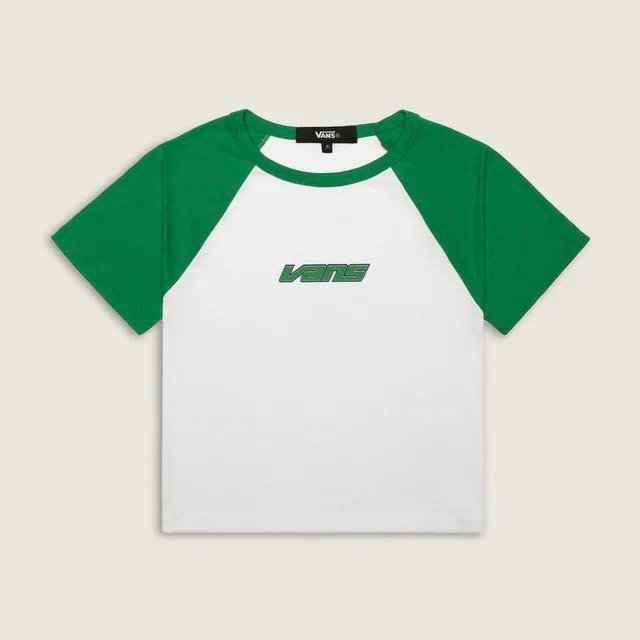 CAMISETA VANS CLARE BABY TEE VIVID VERDANT