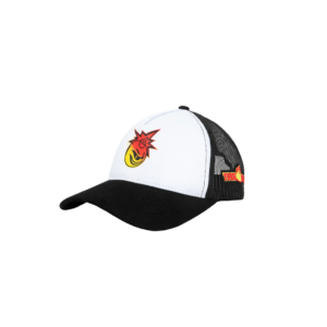 BONE HIGH TRUCKER HAT ADAM BOMB FLAMES
