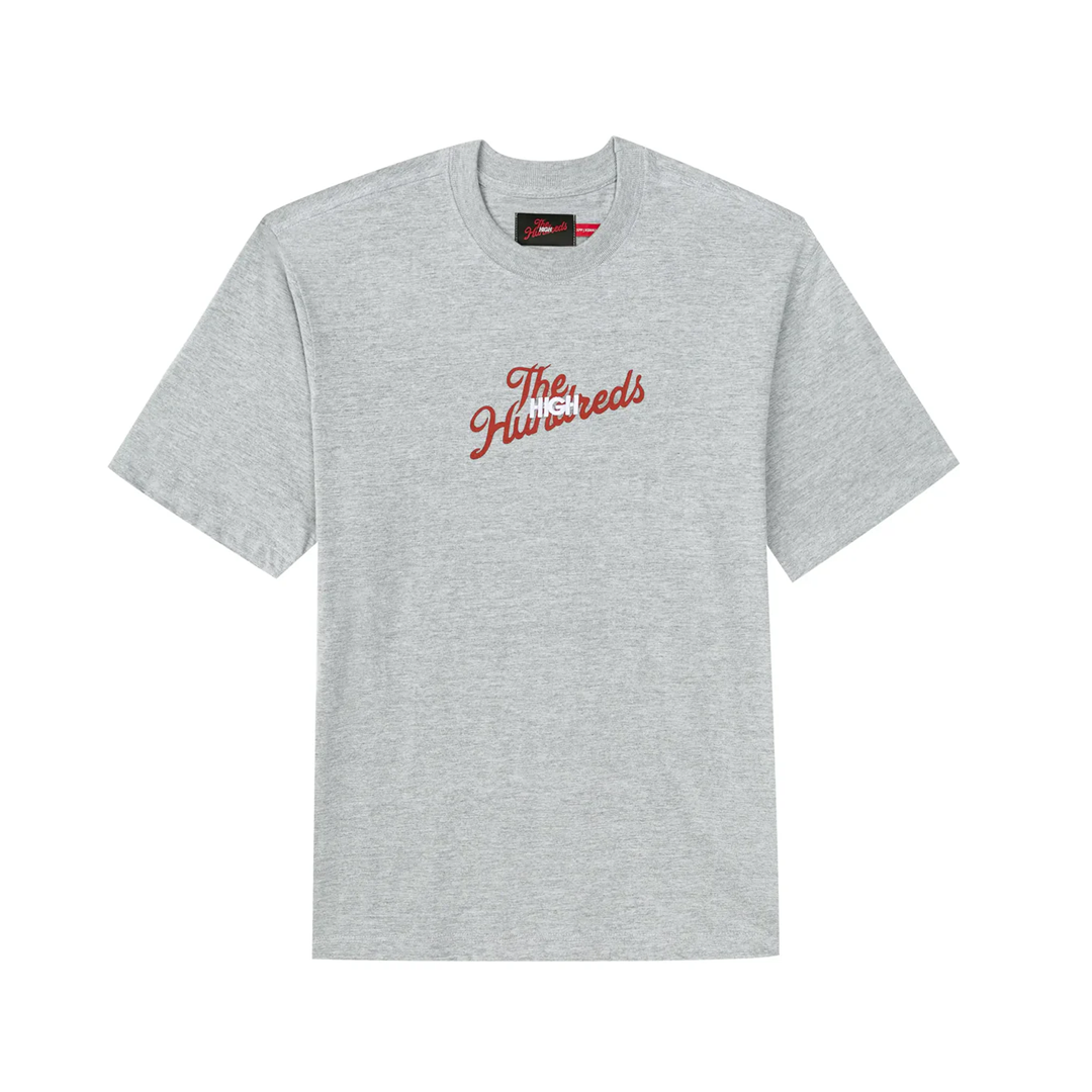 CAMISETA HIGH X THE HUNDREDS TEE HEATHERGREY