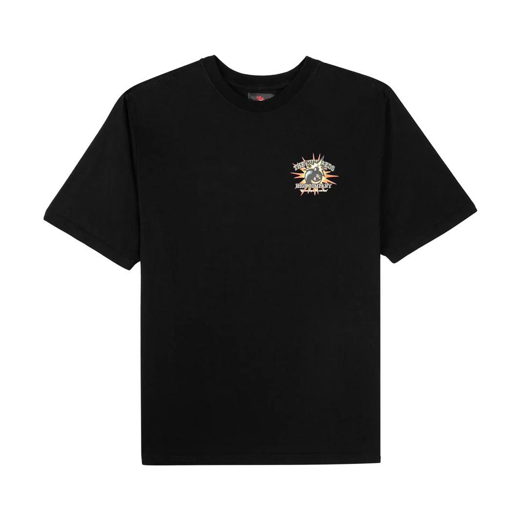 CAMISETA HIGH ADAM BOMB BEACH WASHED BLACK
