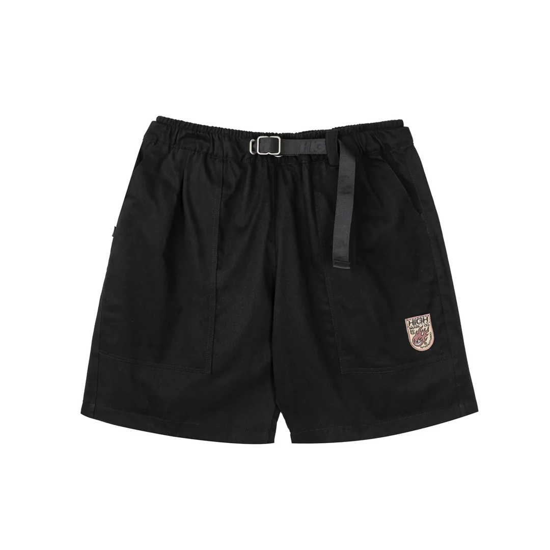 SHORTS HIGH FLAMMES CREST BLACK