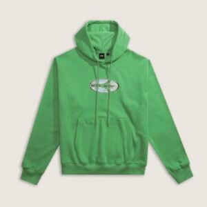 BLUSA MOLETOM VANS CANGURO OVAL BLASTER PULLOVER VIVID VERDNT